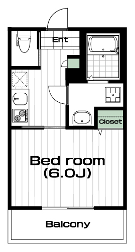 向ヶ丘遊園駅の賃貸 67,000円 間取り図