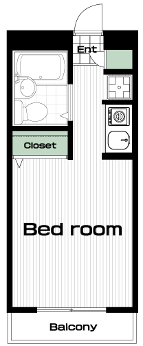 南大沢駅の賃貸 29,000円 間取り図