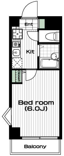梶が谷駅の賃貸 71,000円 間取り図