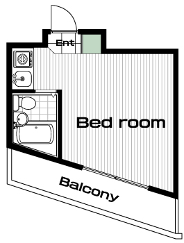 渋谷駅の賃貸 60,000円 間取り図