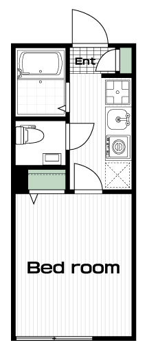 武蔵関駅の賃貸 65,000円 間取り図