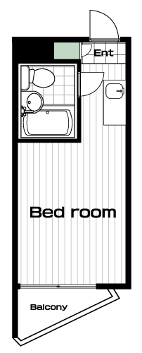 梅ヶ丘駅の賃貸 52,000円 間取り図