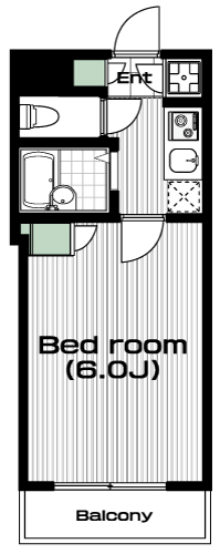 田無駅の賃貸 59,000円 間取り図