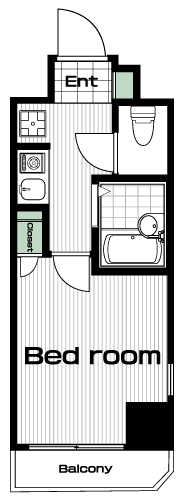 笹塚駅の賃貸 67,000円 間取り図