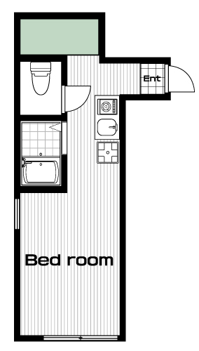 荻窪駅の賃貸 70,000円 間取り図