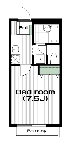 要町駅の賃貸 63,000円 間取り図