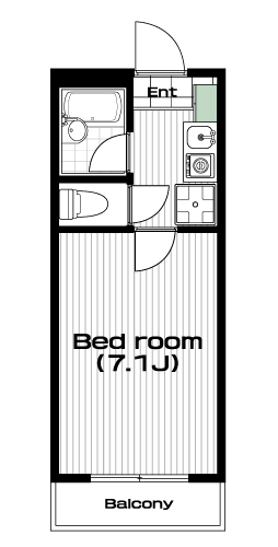 鶴ヶ島駅の賃貸 39,000円 間取り図