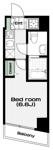 四ツ谷駅の賃貸 95,000円 間取り図