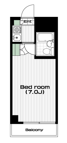 所沢駅の賃貸 33,000円 間取り図