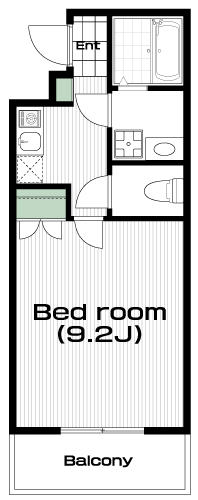 明大前駅の賃貸 66,000円 間取り図