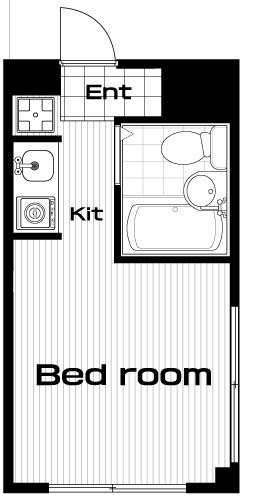 用賀駅の賃貸 56,000円 間取り図