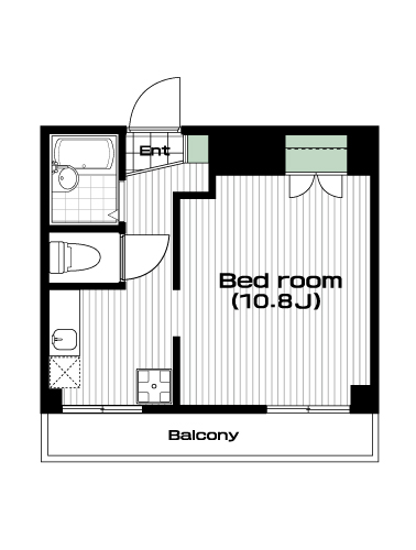 市川駅の賃貸 65,000円 間取り図