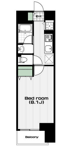 志村坂上駅の賃貸 79,000円 間取り図