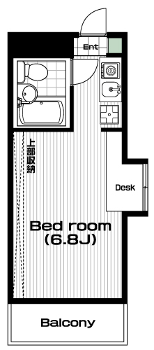 百合ヶ丘駅の賃貸 63,000円 間取り図