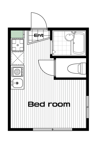 東武練馬駅の賃貸 60,000円 間取り図