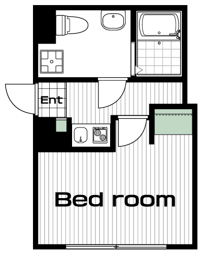 八坂駅の賃貸 56,000円 間取り図
