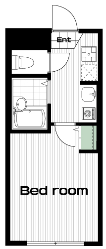 荻窪駅の賃貸 63,000円 間取り図