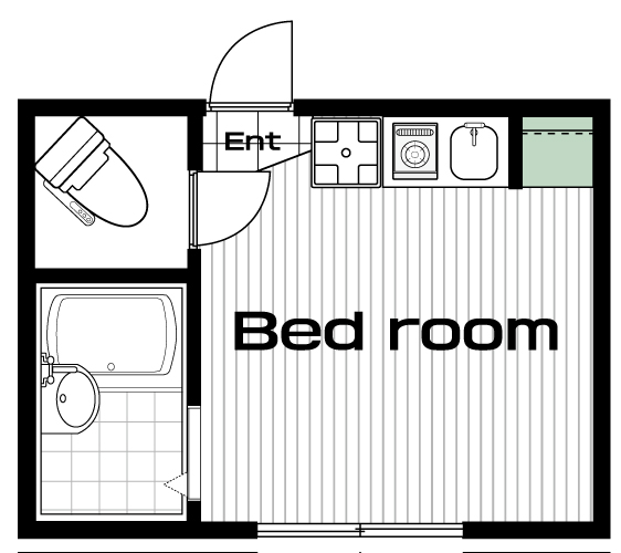 渋谷駅の賃貸 84,000円 間取り図