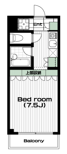 みずほ台駅の賃貸 61,000円 間取り図