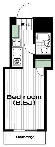 明大前駅の賃貸 57,000円 間取り図