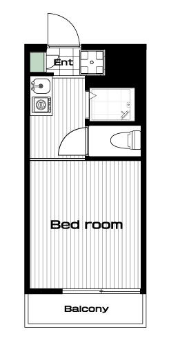 小竹向原駅の賃貸 59,000円 間取り図
