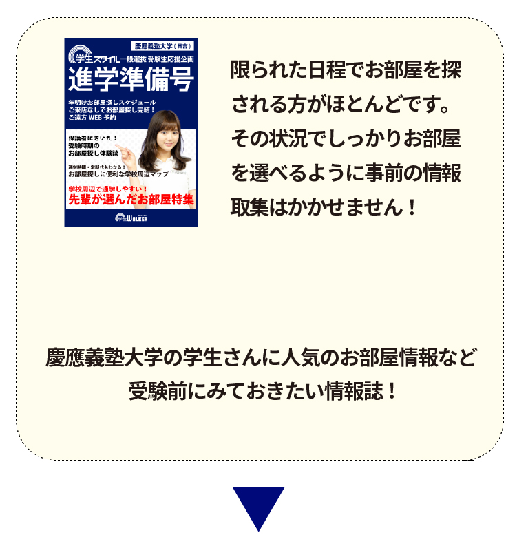 慶應義塾大学 お部屋探し相談会