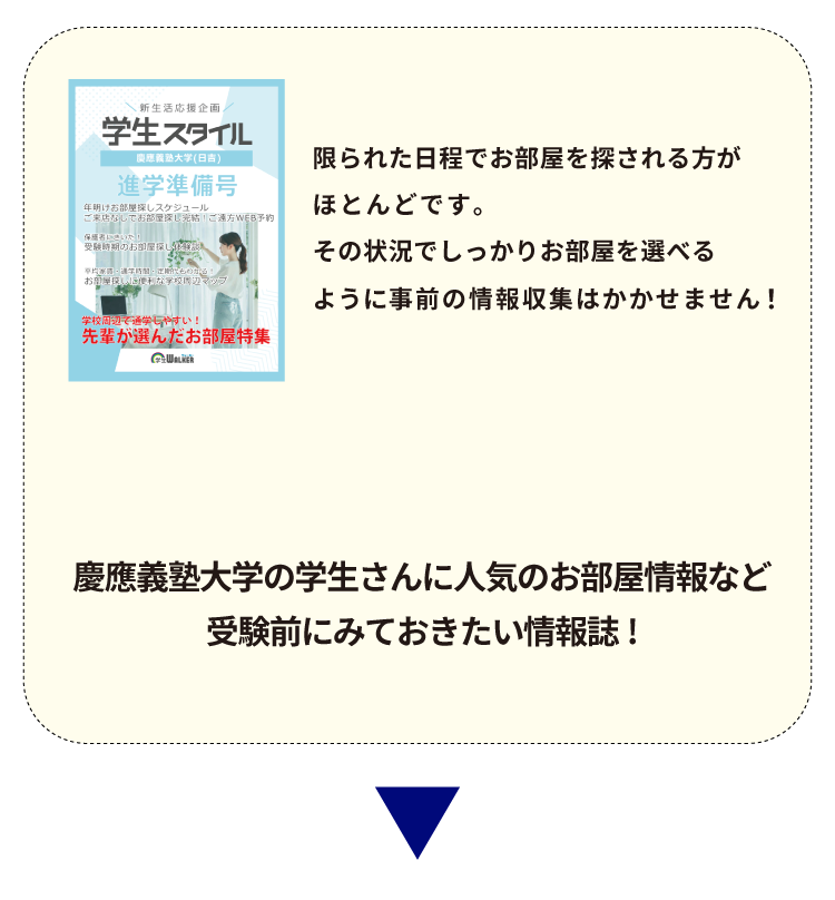 慶應義塾大学 お部屋探し相談会