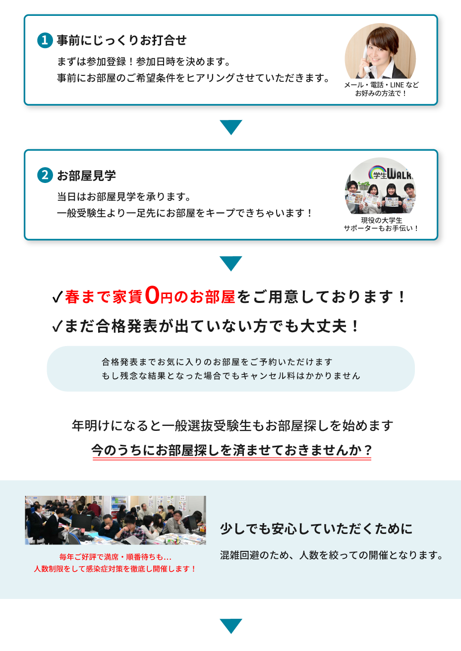 東京経済大学　年内お部屋探し相談会