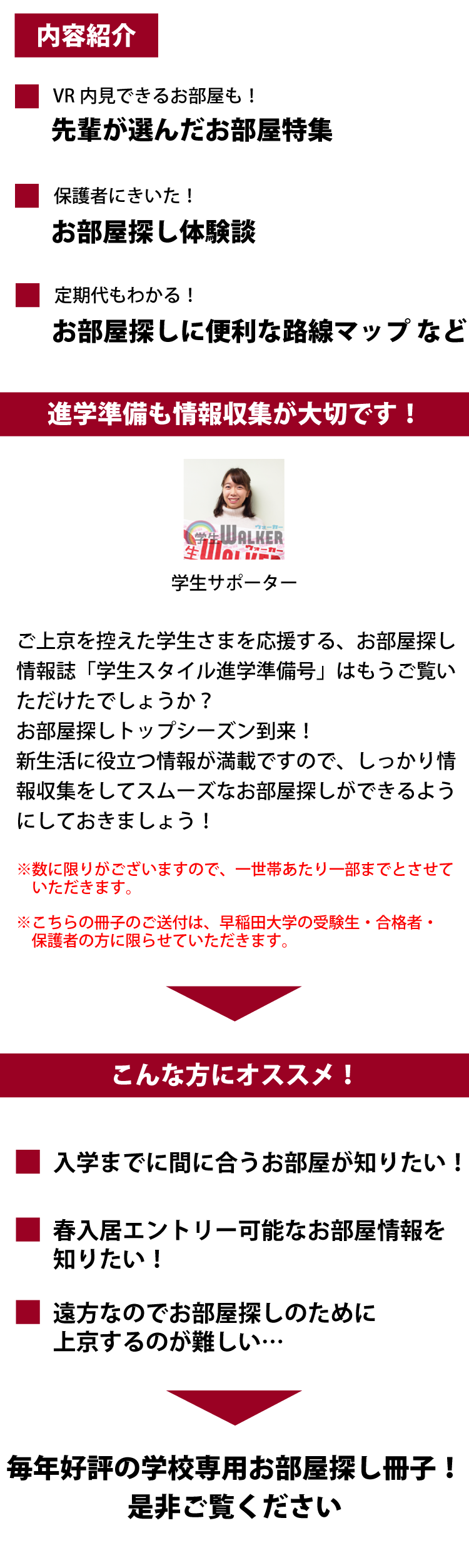 早稲田大学（早稲田）　学生スタイル進学準備号