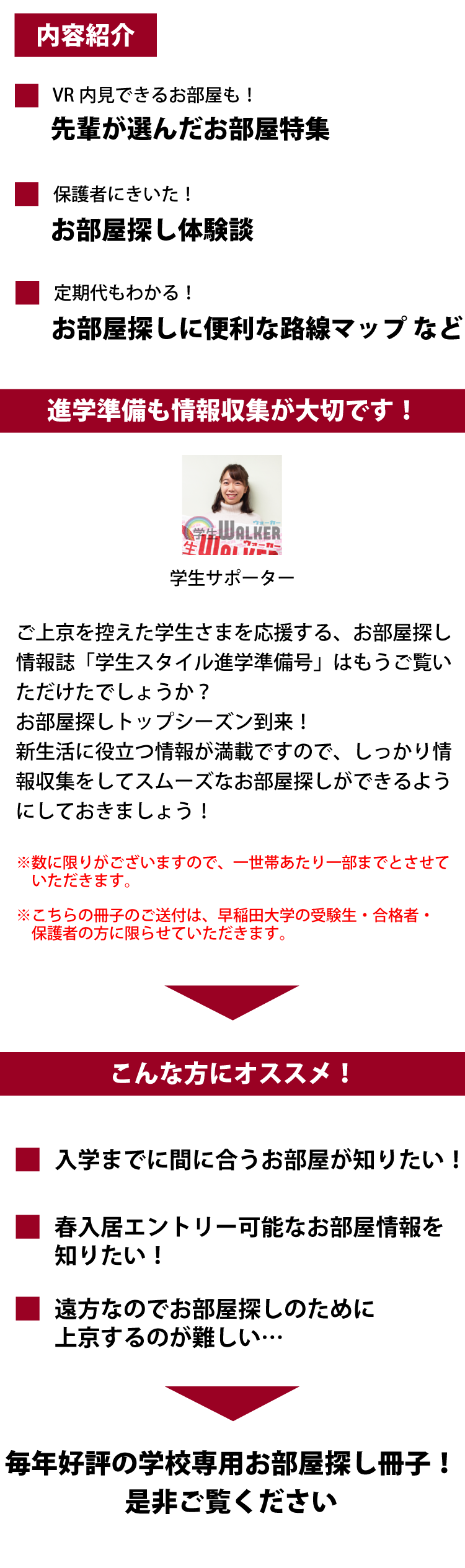 早稲田大学（西早稲田）　学生スタイル進学準備号