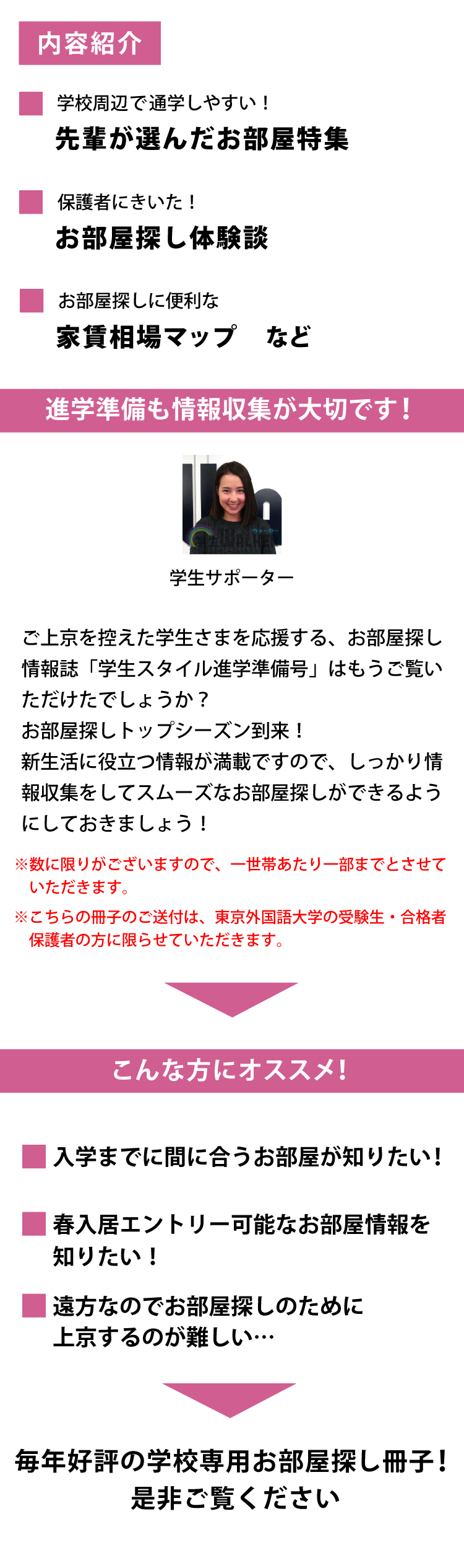 東京外国語大学　学生スタイル進学準備号