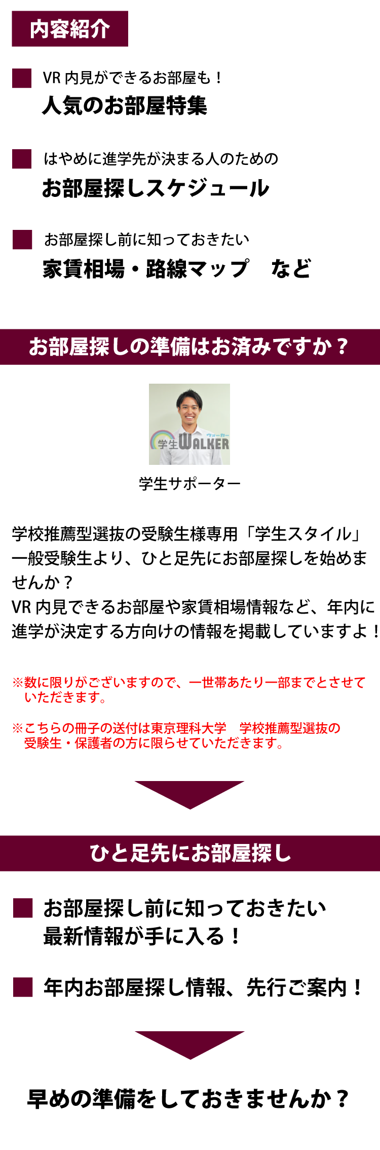 東京理科大学　学校推薦型選抜 学生スタイル特別号